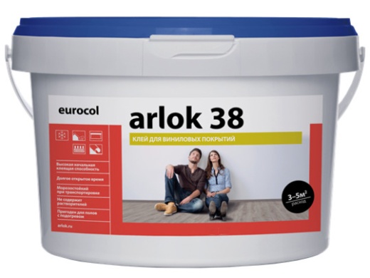Клей универсальный для виниловых покрытий ARLOK 38 / laminatomsk.ru