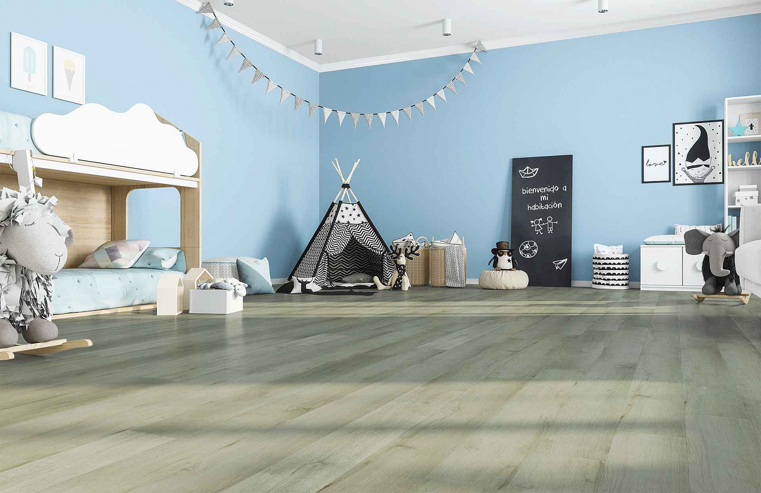 SPC-ламинат Home Expert Natural Дуб Баварский лес градиент (замковая)