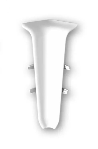 Внутренний угол Деконика D85 1шт. Белый матовый 001 / laminatomsk.ru