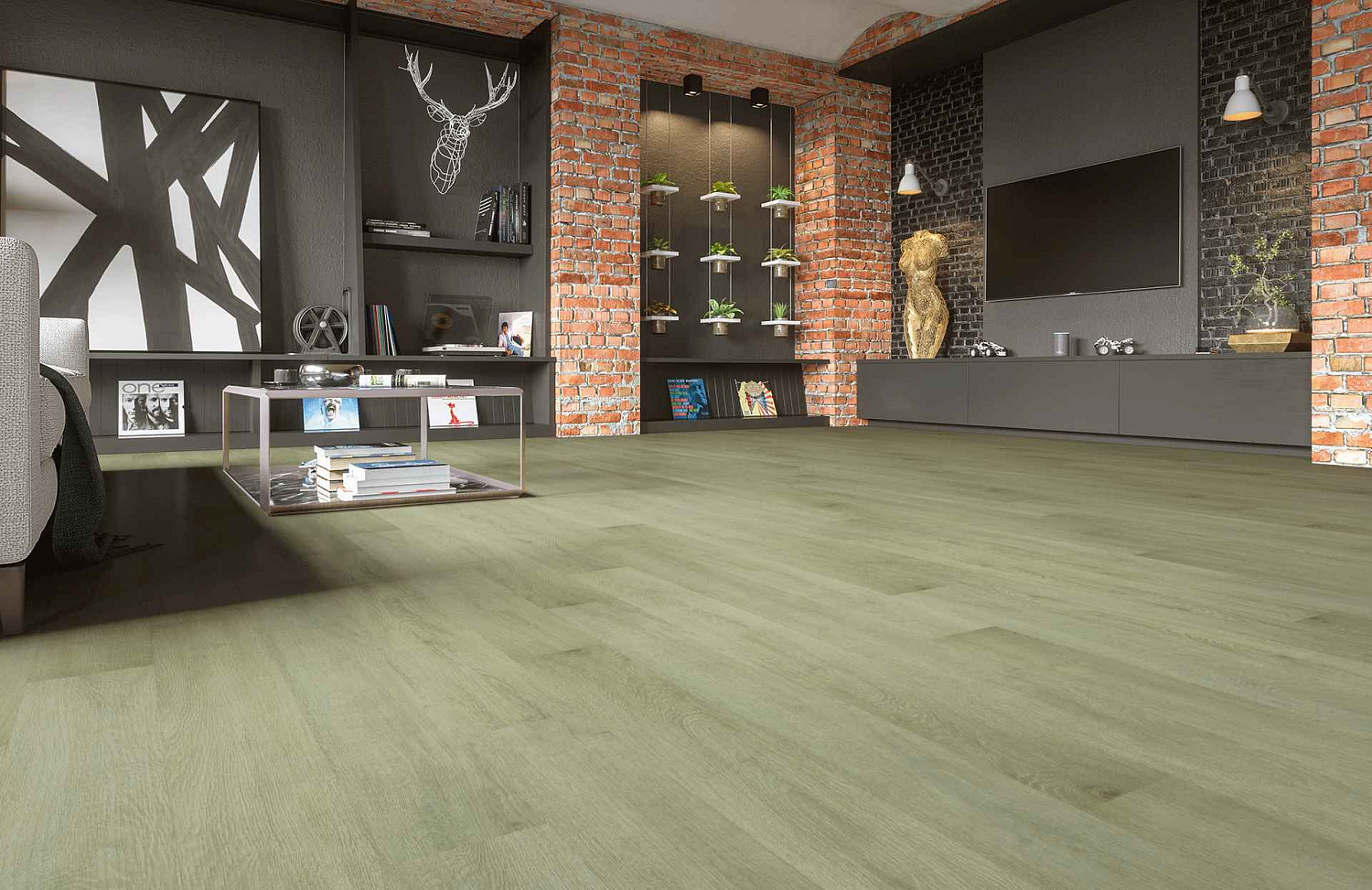 SPC-ламинат Home Expert Natural Дуб Утренний лес (замковая)