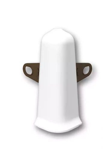 Наружный угол Деконика D85 1шт. Белый матовый 001 / laminatomsk.ru