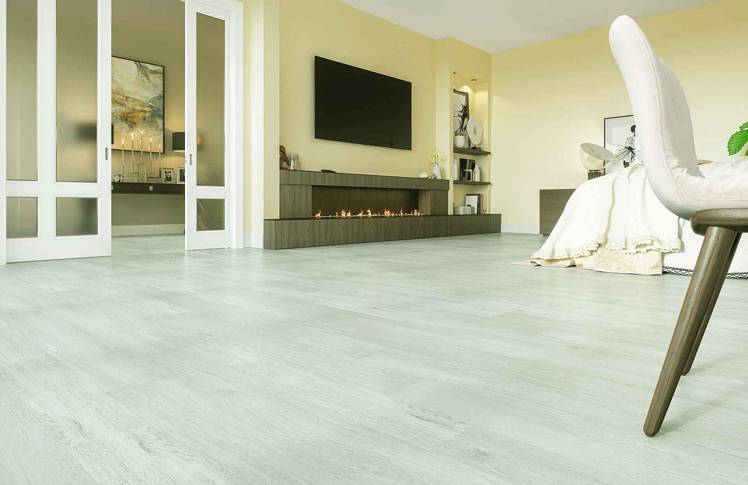 SPC-ламинат Home Expert Natural Дуб Зимний лес (замковая)