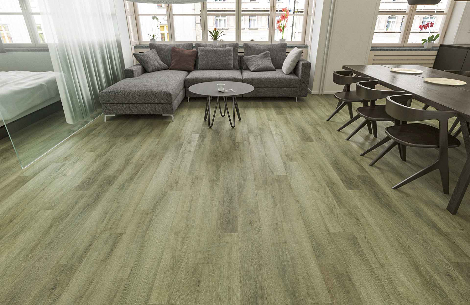 SPC-ламинат Home Expert Natural Дуб Вековой лес (замковая)