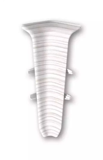 Внутренний угол Деконика D85 1шт. Ясень бьянко 255 / laminatomsk.ru