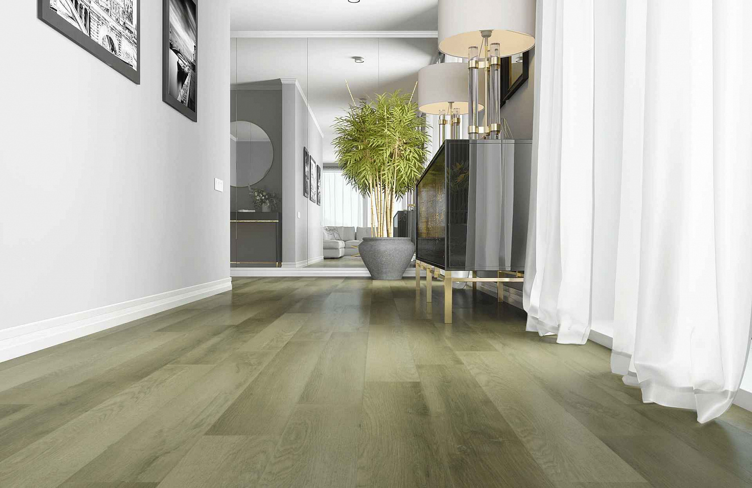 SPC-ламинат Home Expert Natural Дуб Весенний луг градиент (замковая)