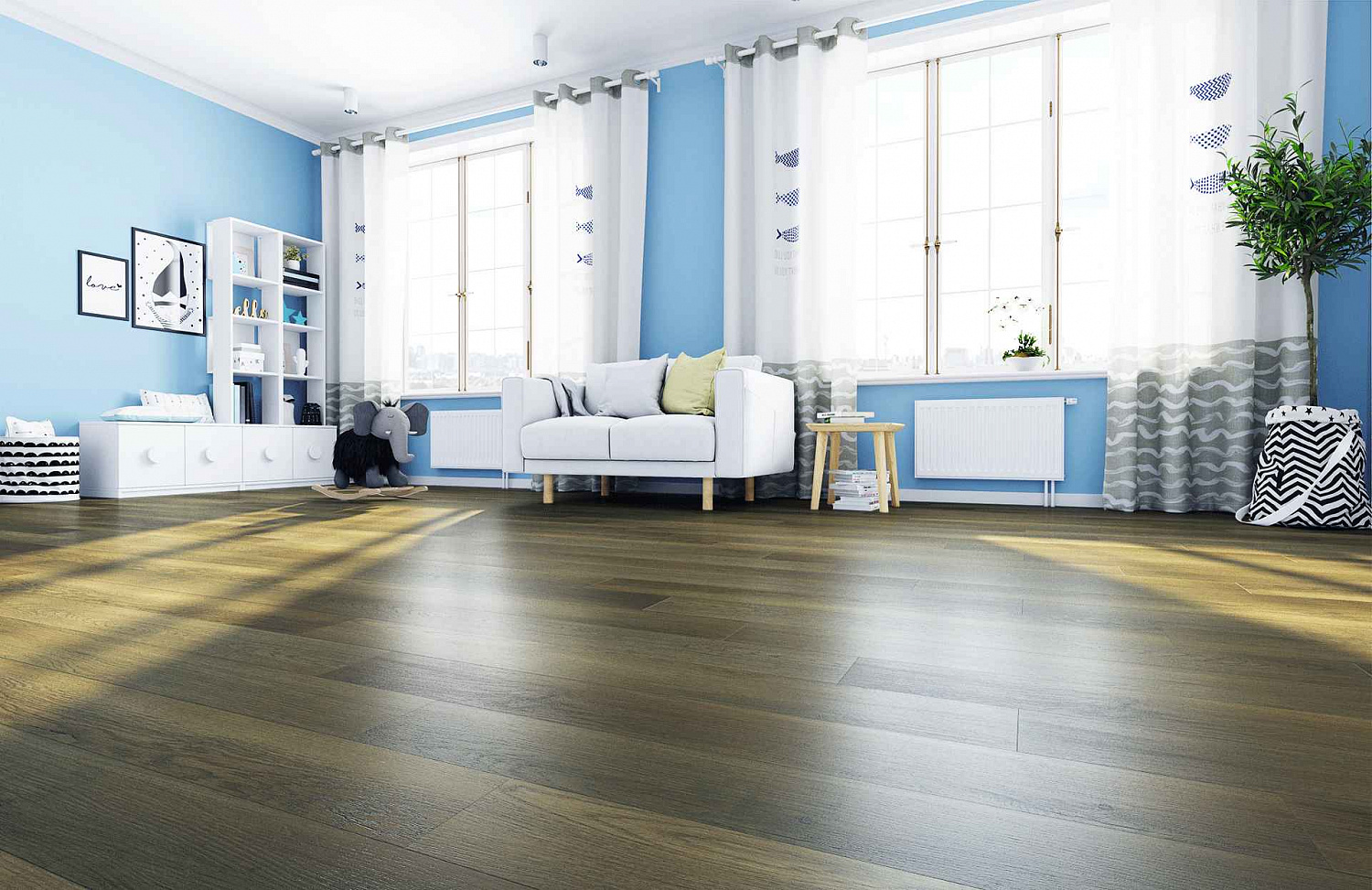 SPC-ламинат Home Expert Natural Дуб Золотой лес градиент (замковая)