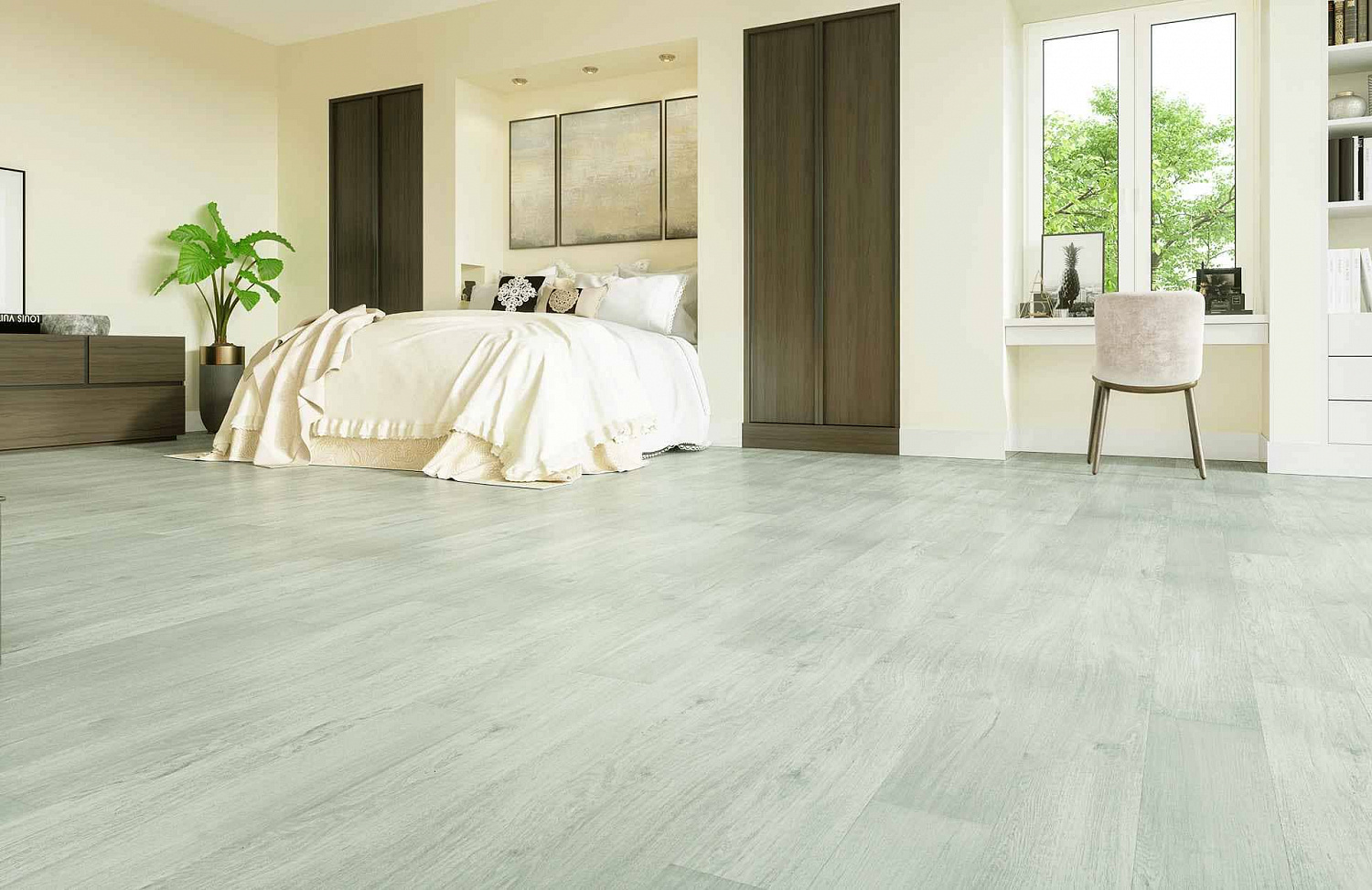 SPC-ламинат Home Expert Natural Дуб Зимний лес (замковая)